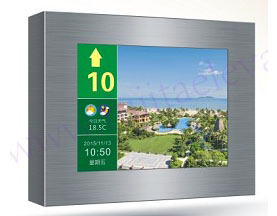 Hoist-way horizontal display